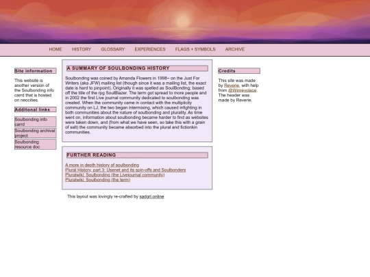 history screenshot