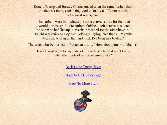 humor/trumpjokes/Trump and the Barber screenshot