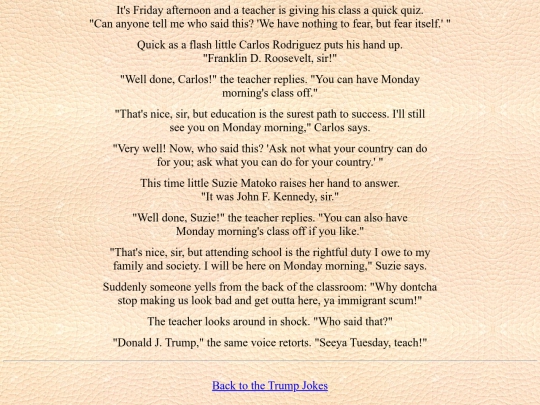 humor/trumpjokes/Trump in the Classroom screenshot