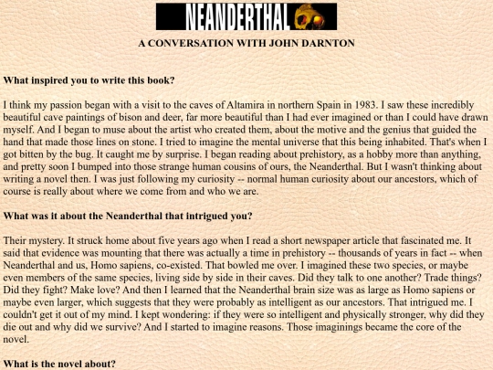 links/books/neanq&a screenshot