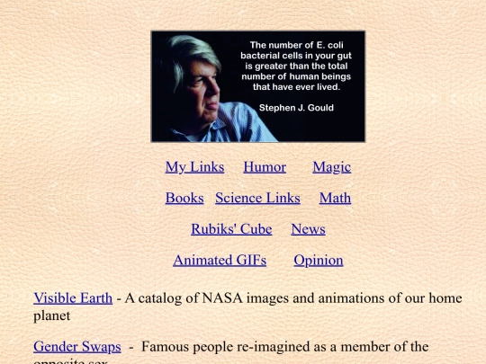 links screenshot