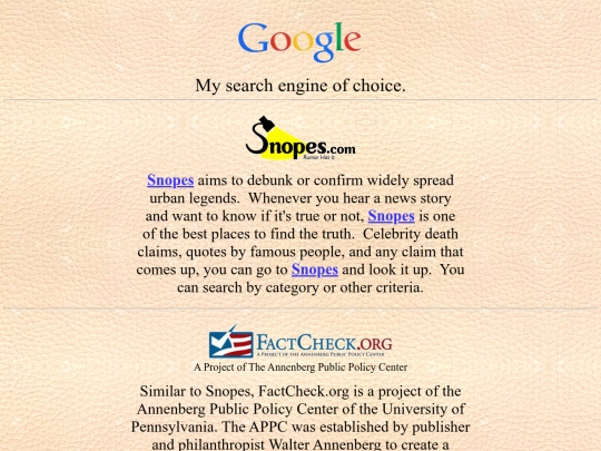 links/weblinks screenshot