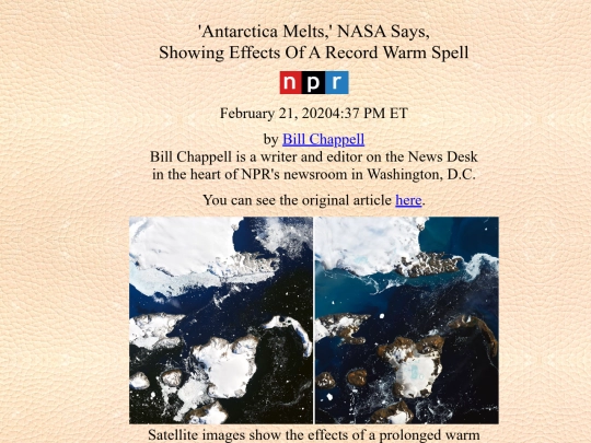 news articles/02/Antarctica Melts NASA Says Showing Effects Of A Record Warm Spell screenshot
