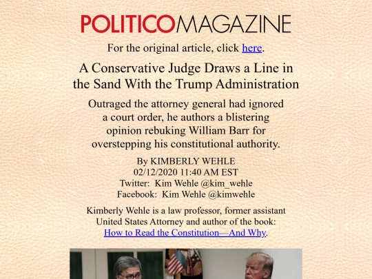 news articles/Politics/02/A Conservative Judge Draws a Line in the Sand With the Trump Administration screenshot