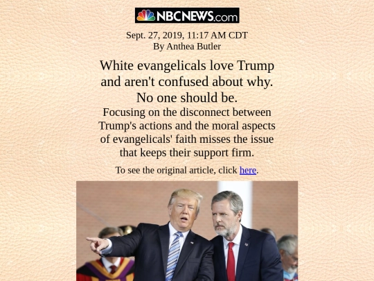 news articles/Politics/03/White evangelicals love Trump screenshot