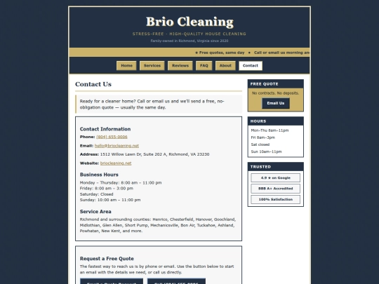 contact screenshot