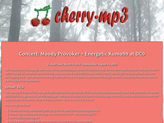 Blogs/provoker-kumo99 screenshot