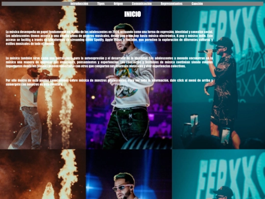 MUSICA/INICIO/INICIO screenshot