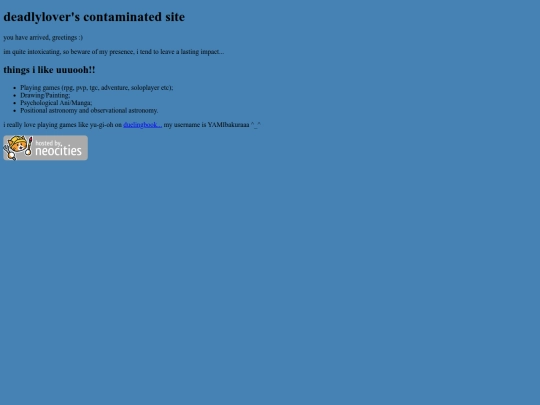 index screenshot
