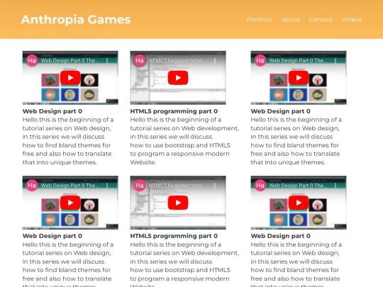 Videos screenshot