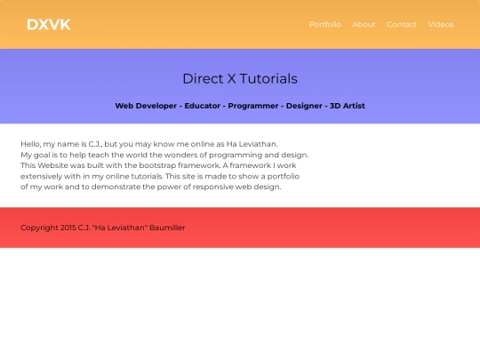 index screenshot