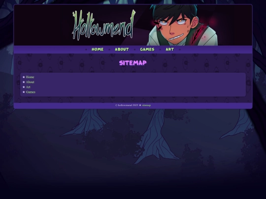 sitemap screenshot