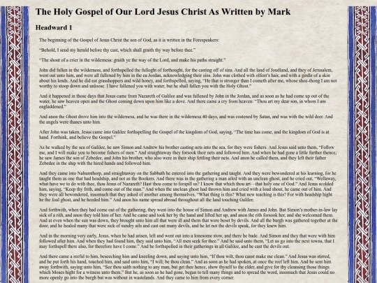 my_wendings/gospels/mark screenshot