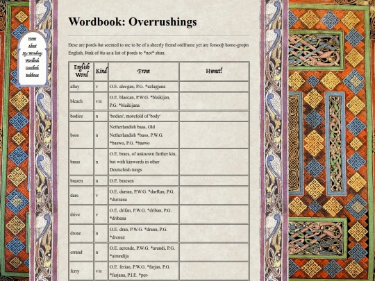 wordbook/surprises screenshot