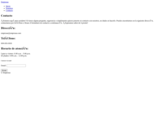 contacto screenshot
