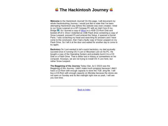 hackintosh screenshot