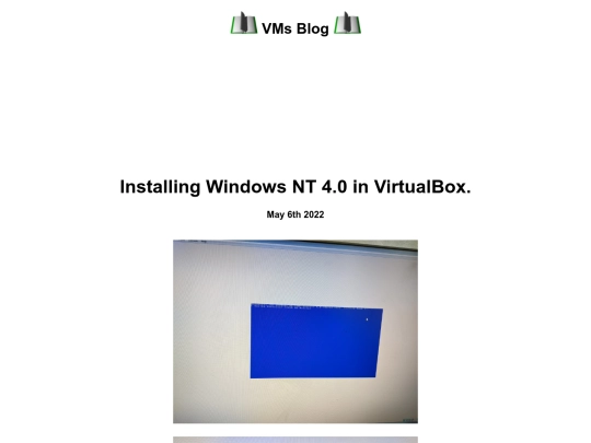 vmsblog screenshot