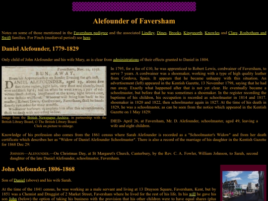 Favershamnote screenshot