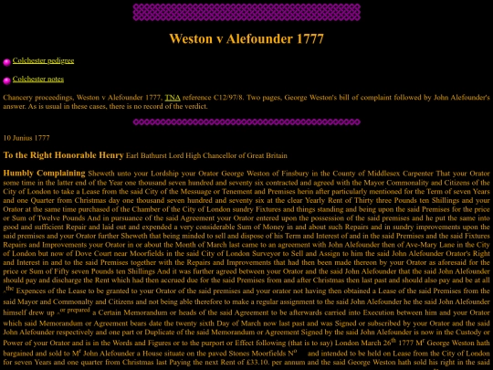 WestonAlefounder1777 screenshot