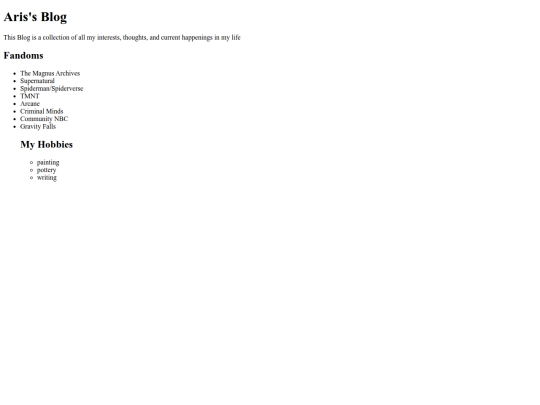 index screenshot