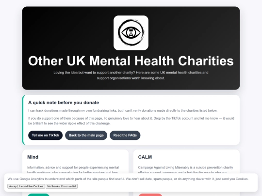 charitylist screenshot