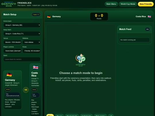 friendlies screenshot