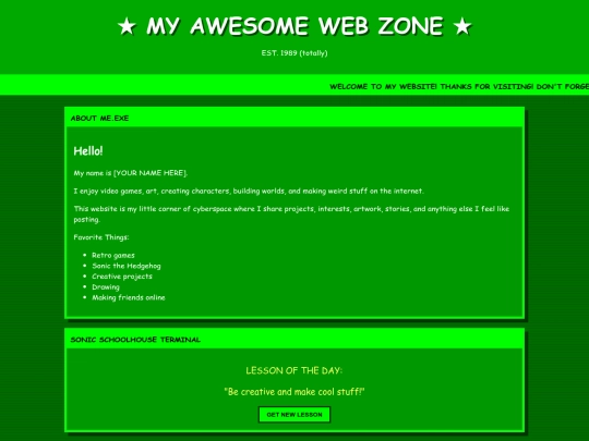 index screenshot