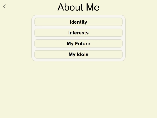 AboutMe screenshot