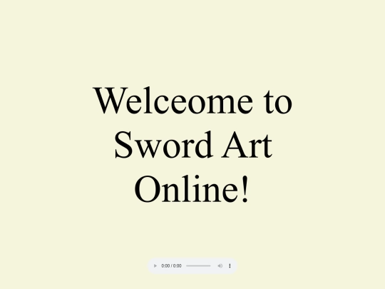 SAO screenshot