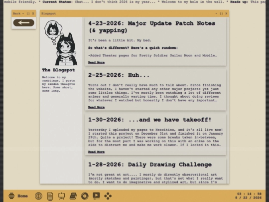 blog screenshot