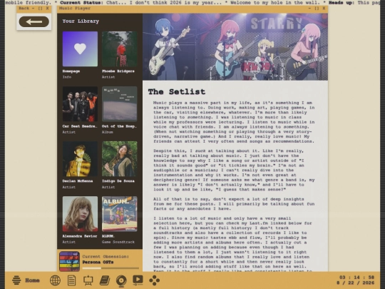 music screenshot