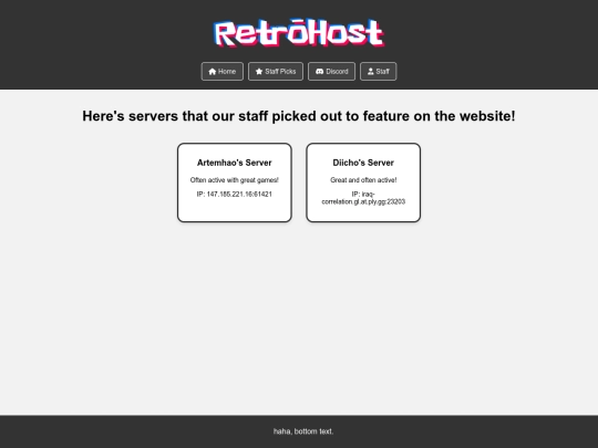 staffpicks screenshot