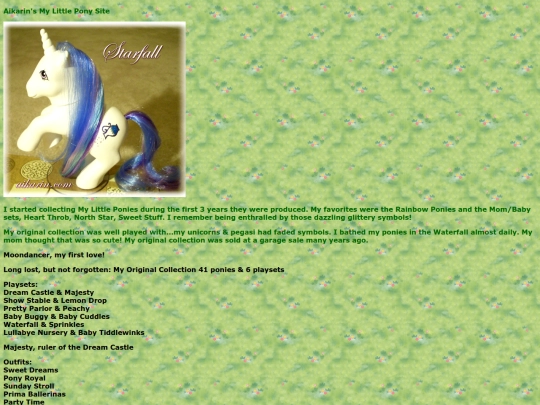blossom-section/aikarins-mlp-site screenshot