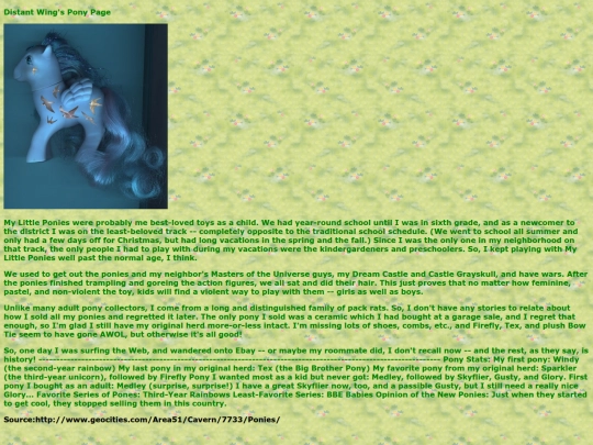 blossom-section/distant-wings-pony-page screenshot