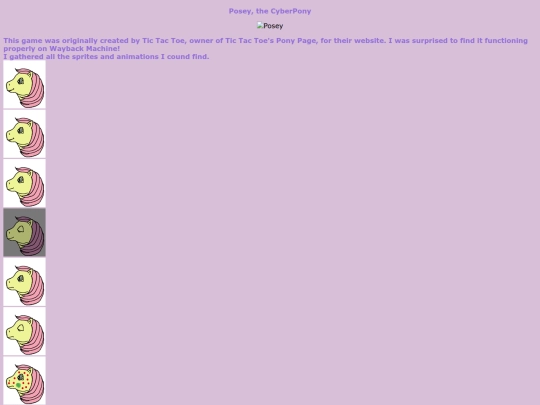 games/posey-the-cyberpony screenshot