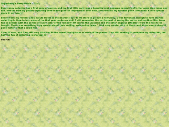 minty-section/sugarberrysberrypatch screenshot