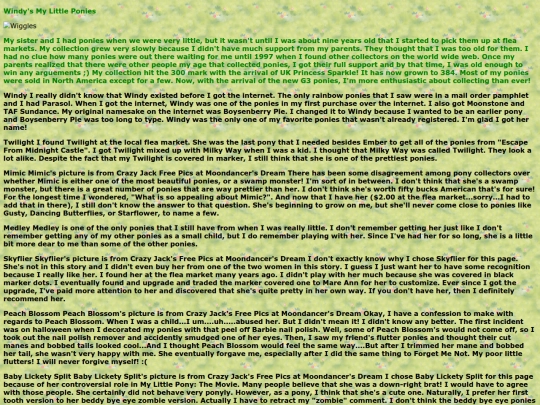 snuzzle-section/windys-my-little-ponies screenshot