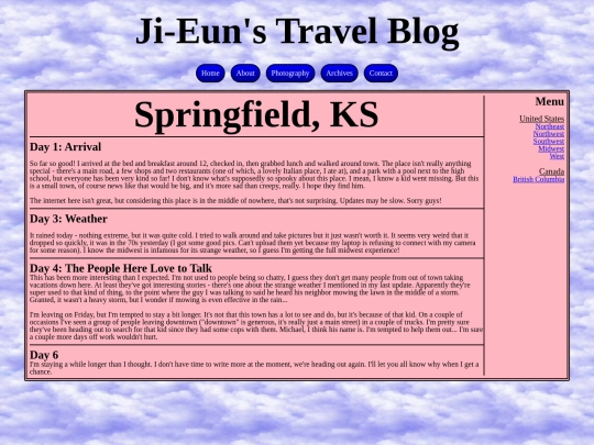 pages/blog screenshot