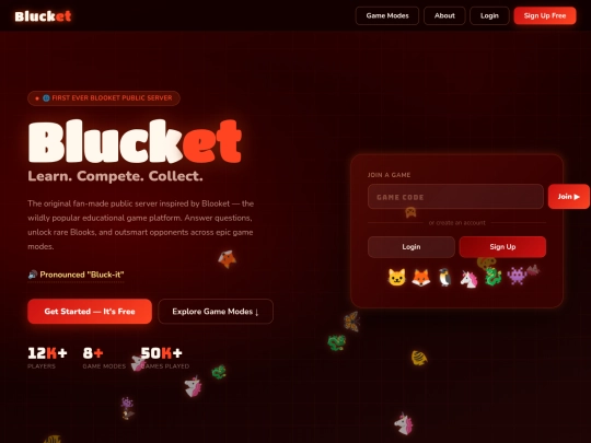 homepage screenshot