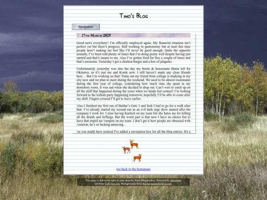 blog screenshot