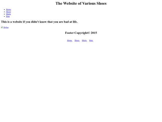 shoes screenshot