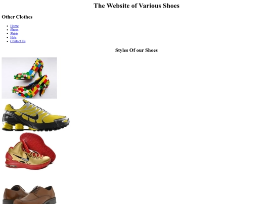 shoes1 screenshot