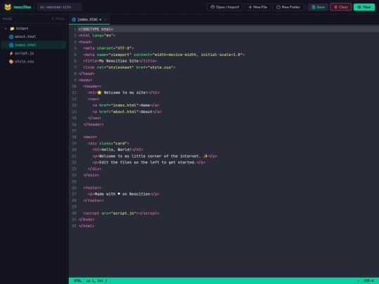 neocities screenshot