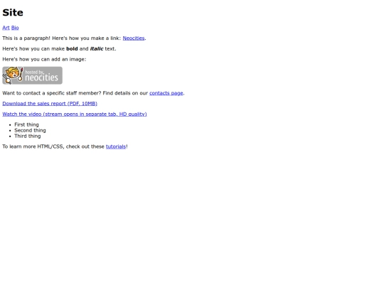 index screenshot