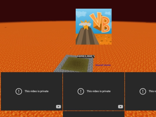 Minecraft Volcano Block screenshot