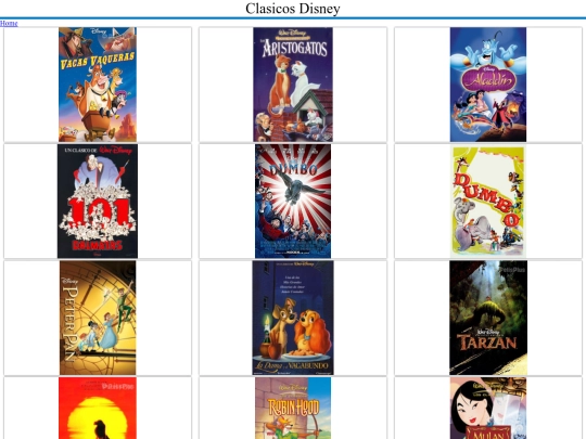 Disney/Clásicos de Disney /clasicosdisney screenshot