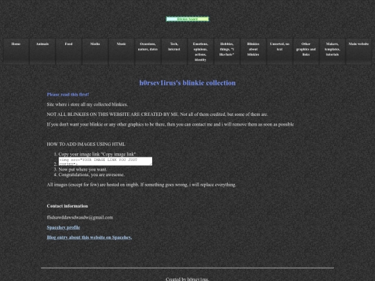 blinkiecollection/home screenshot
