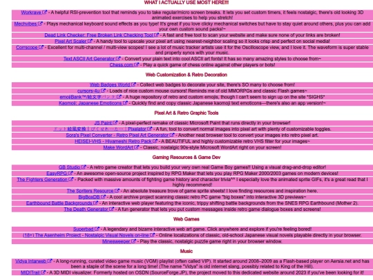 bookmarks screenshot