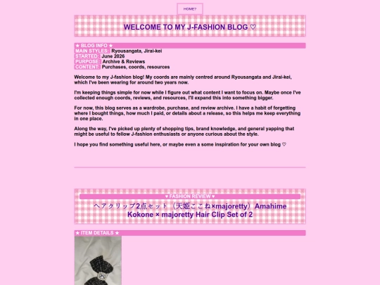 jfashion screenshot