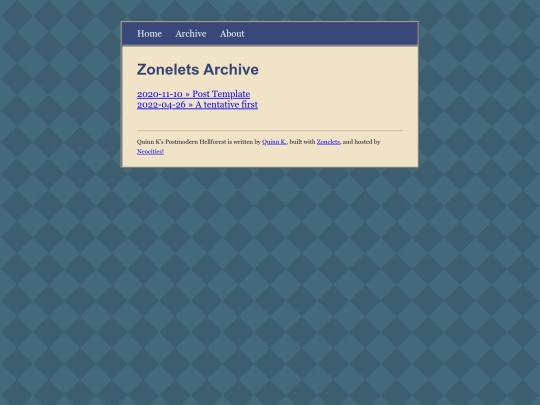 archive screenshot